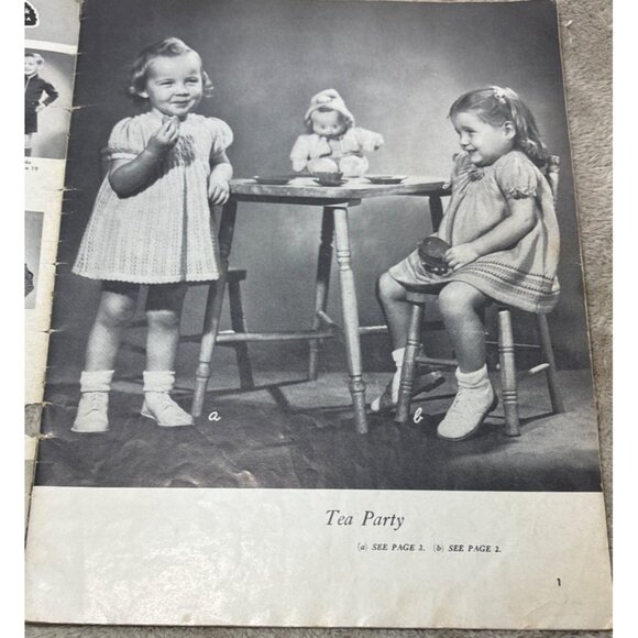 Vintage 1940s Beehive Knitting Pattern Book Two To Six Years - Picture 5 of 16
